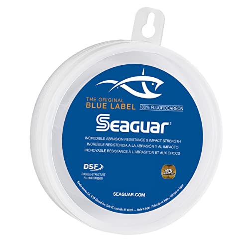 Seaguar - Hilo de fluorocarbono «Blue Label», 45 m - 12 FC 50, 12-Pounds, Transparente
